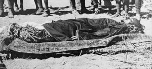 Ali Dinar after his death in battle, 6 November 1916. Image courtesy MW Daly, Darfur's Sorrow: The Forgotten History of a Humanitarian Disaster.